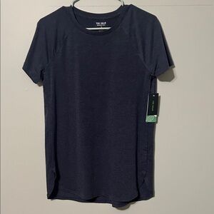 Tek Gear Navy Romance Blue Short Sleeve Athletic Tee. NWT.